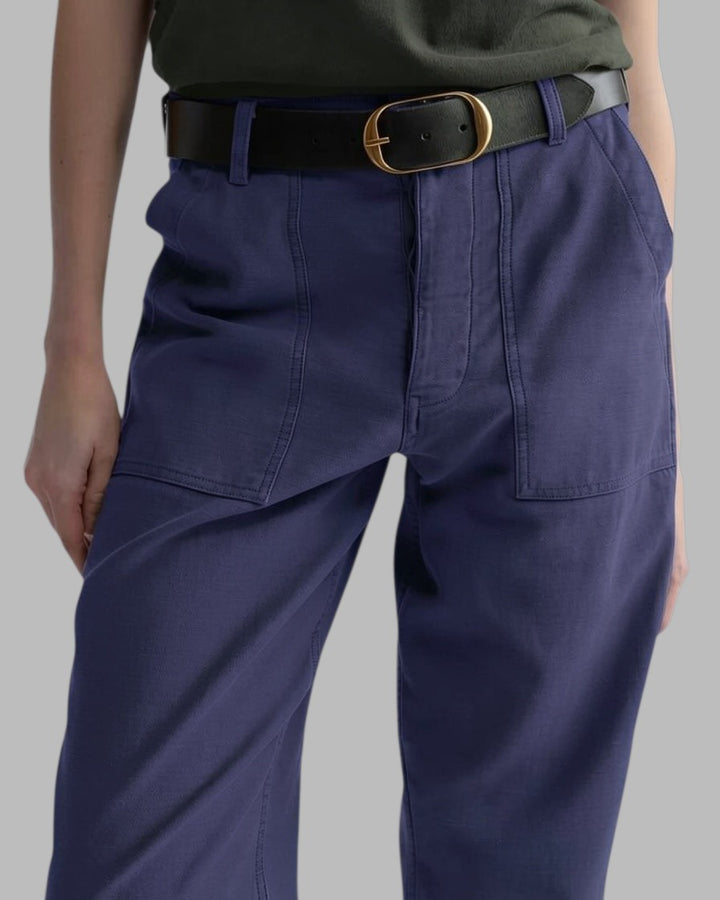 Earl Cotton Pant - Admiral Blue