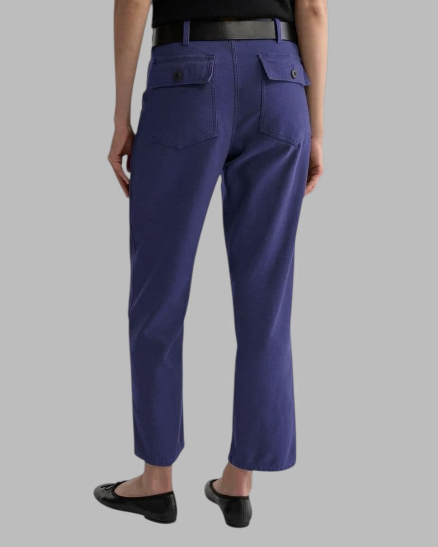 Earl Cotton Pant - Admiral Blue