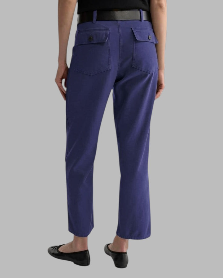 Earl Cotton Pant - Admiral Blue