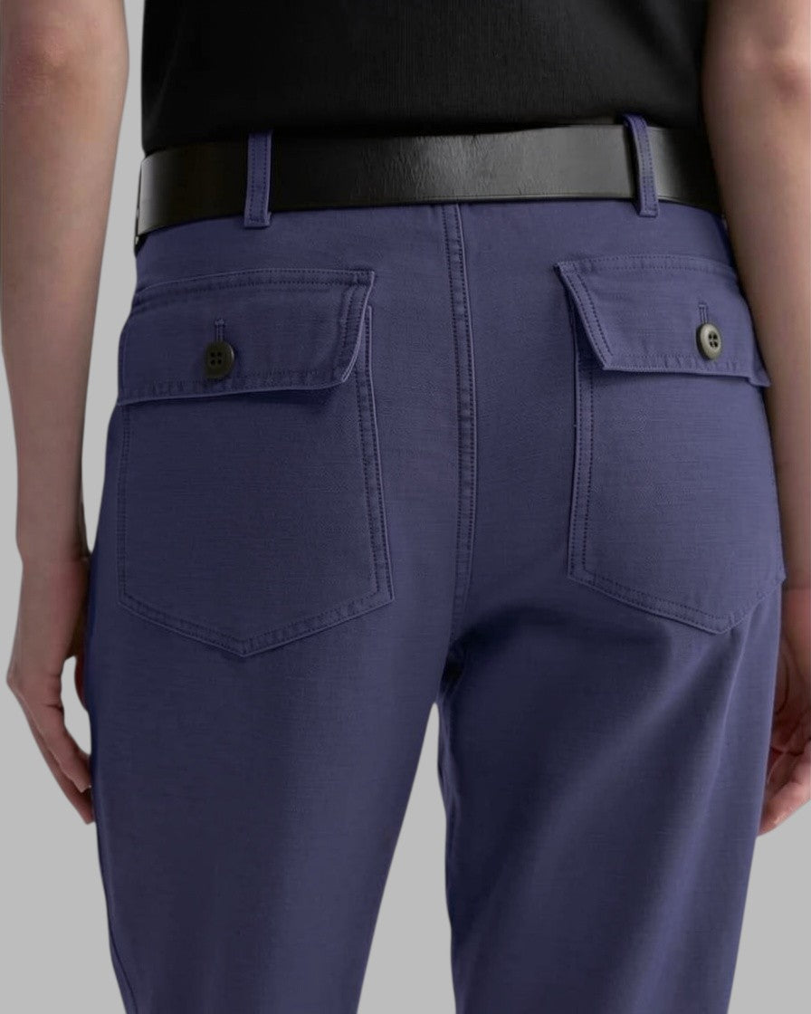 Earl Cotton Pant - Admiral Blue