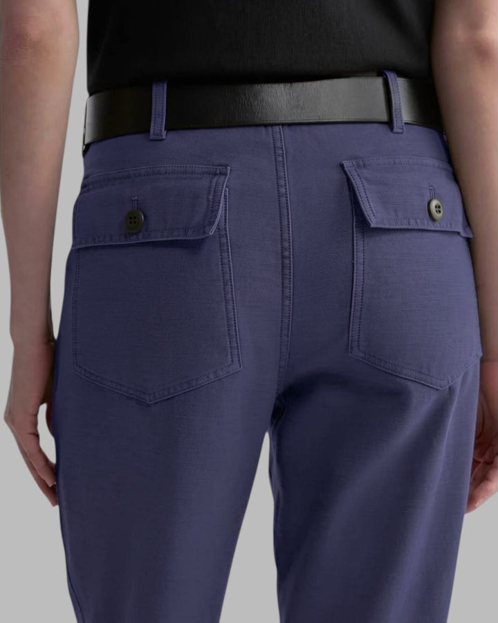 Earl Cotton Pant - Admiral Blue