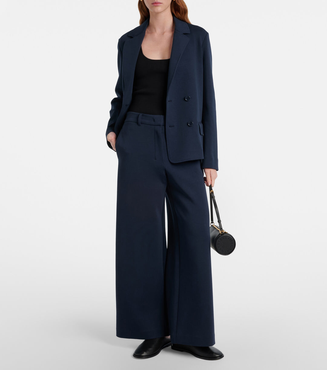 Aerovia Cotton-Blend Wide Leg Pants