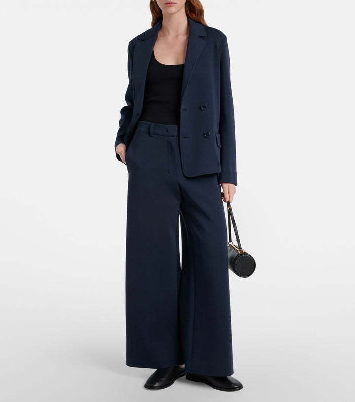 Aerovia Cotton-Blend Wide Leg Pants
