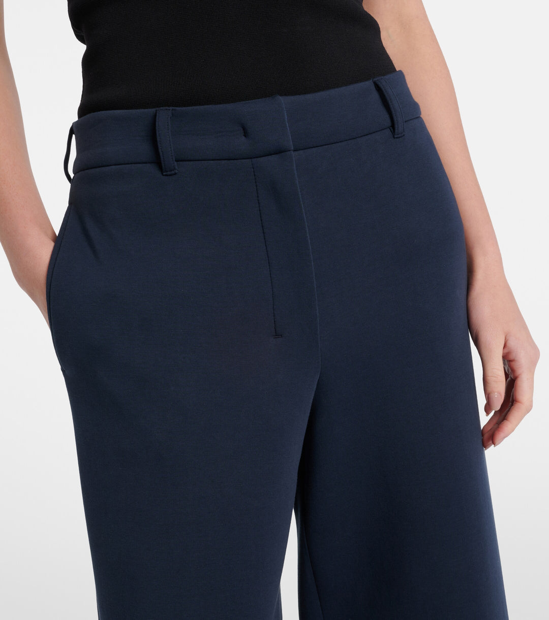 Aerovia Cotton-Blend Wide Leg Pants