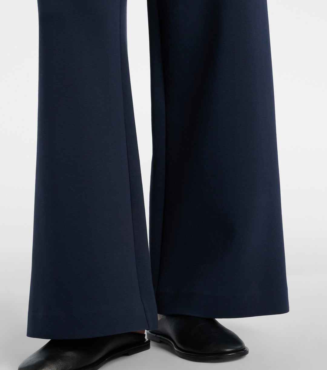 Aerovia Cotton-Blend Wide Leg Pants