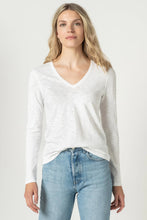 Load image into Gallery viewer, Back Seam  V-Neck Tee
