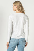Load image into Gallery viewer, Back Seam  V-Neck Tee
