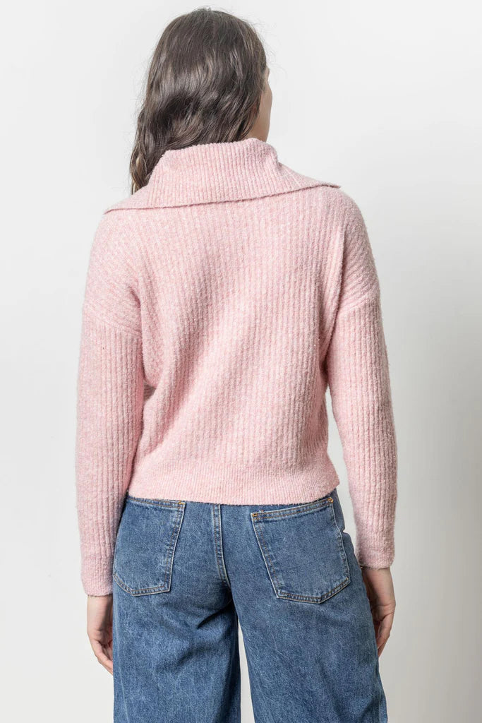 Easy Split Collar Sweater