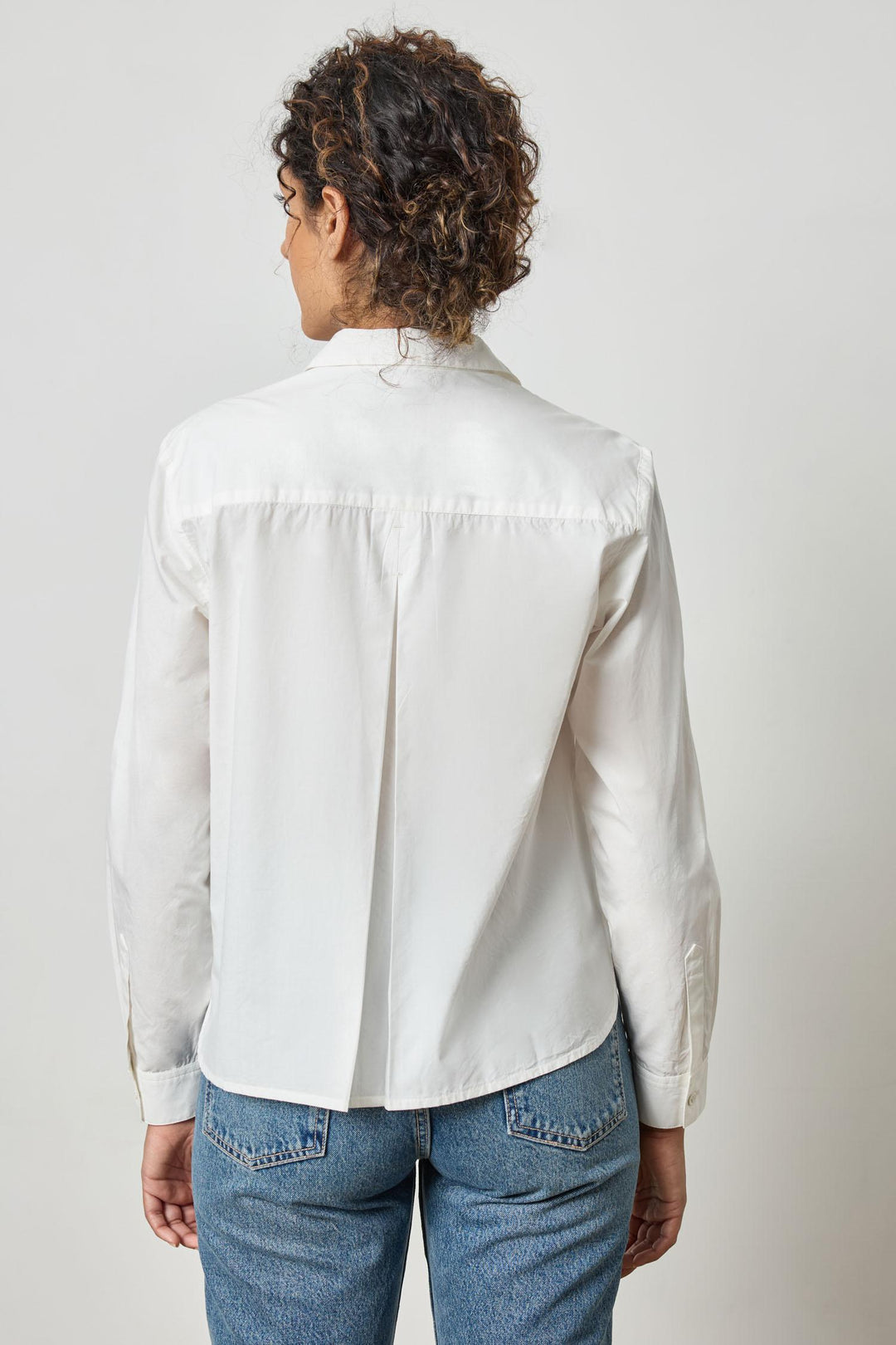 Poplin Button Down - White