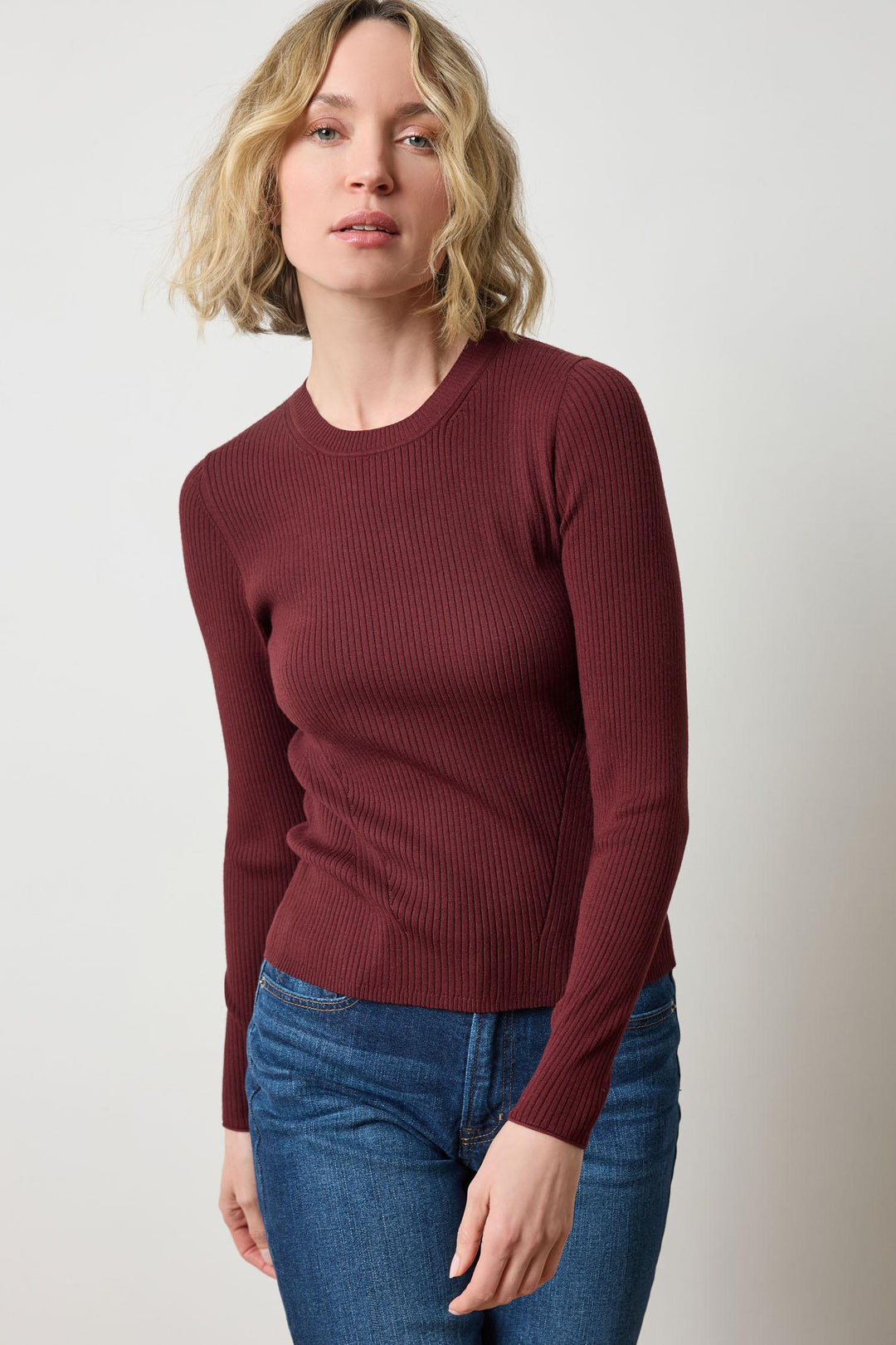 Fitted Crewneck Sweater