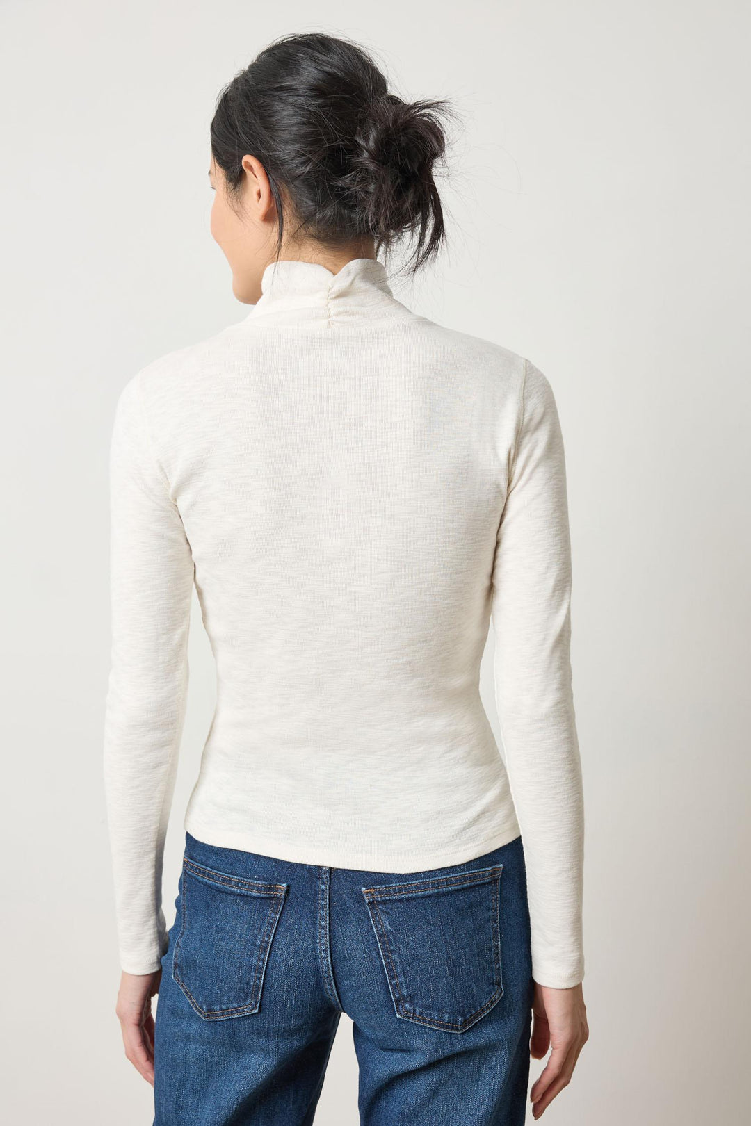Rib Slub Turtleneck
