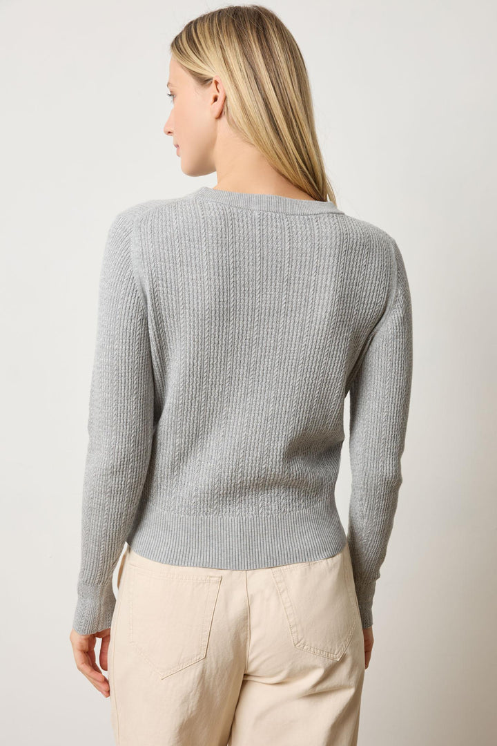 Multi Stitch Pullover Sweater