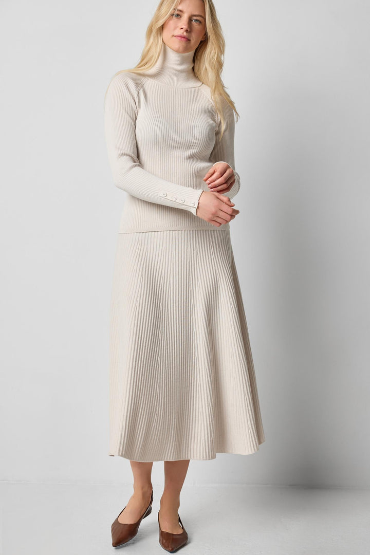 Flared Knit Skirt