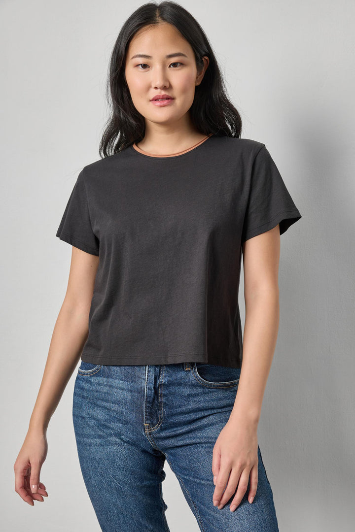 Contrast Roll Relaxed Crew