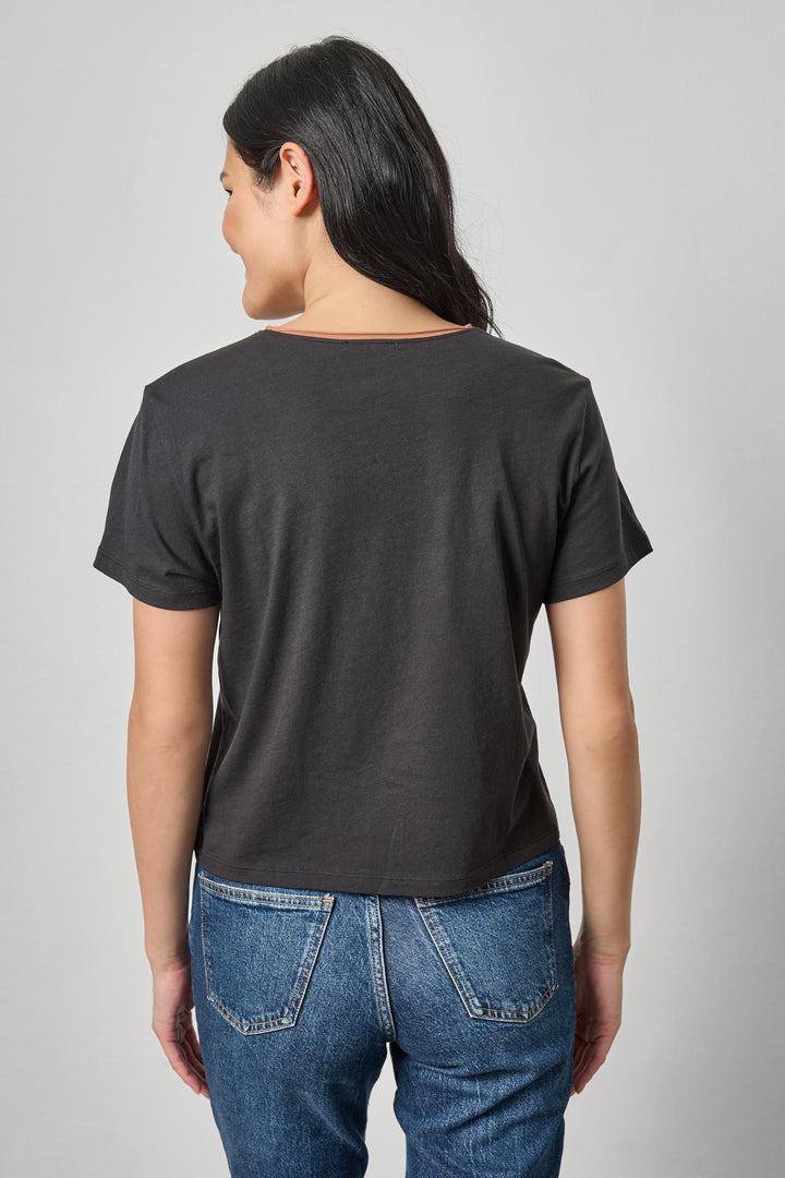 Contrast Roll Relaxed Crew