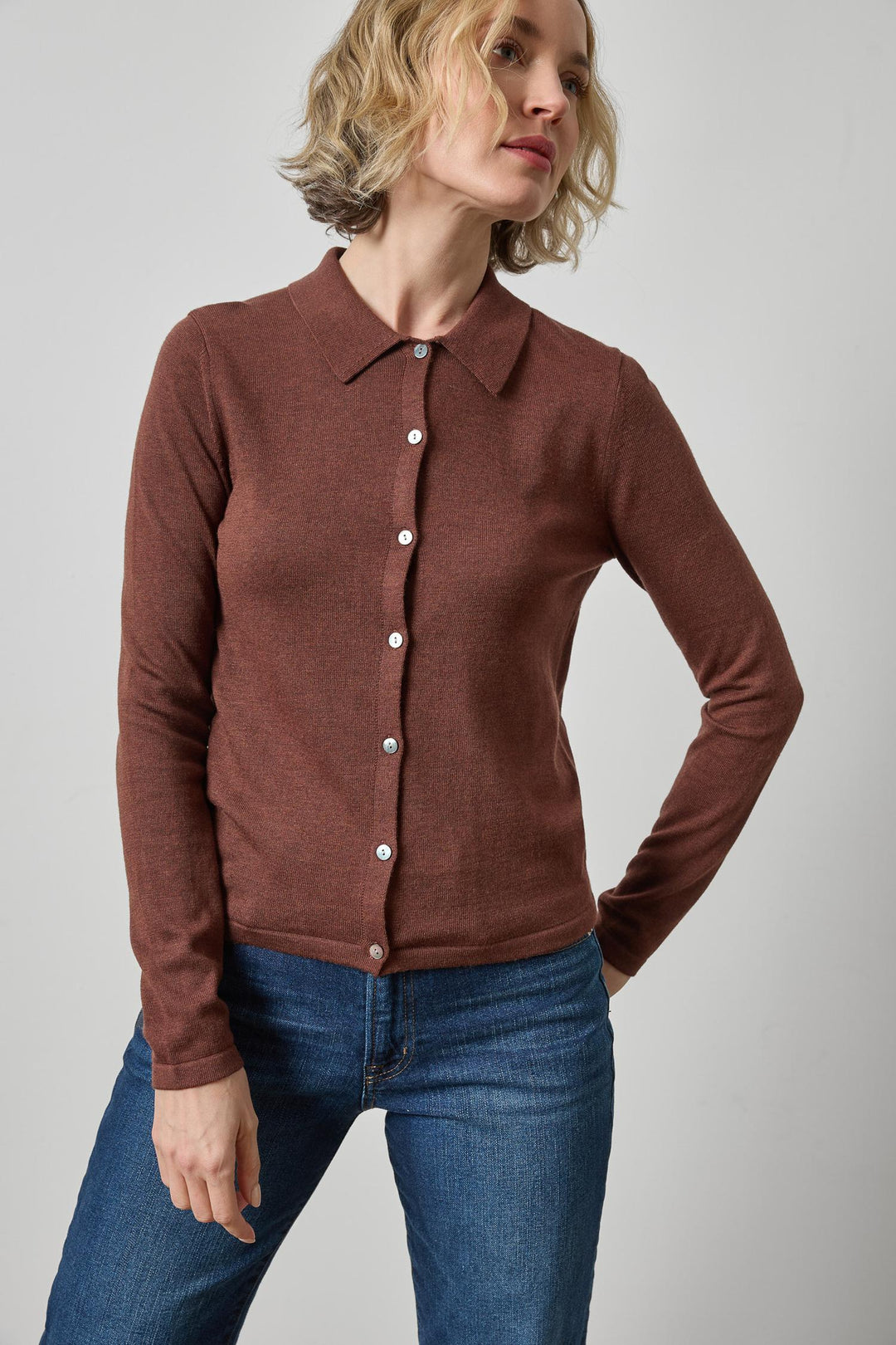 Collared Cardigan