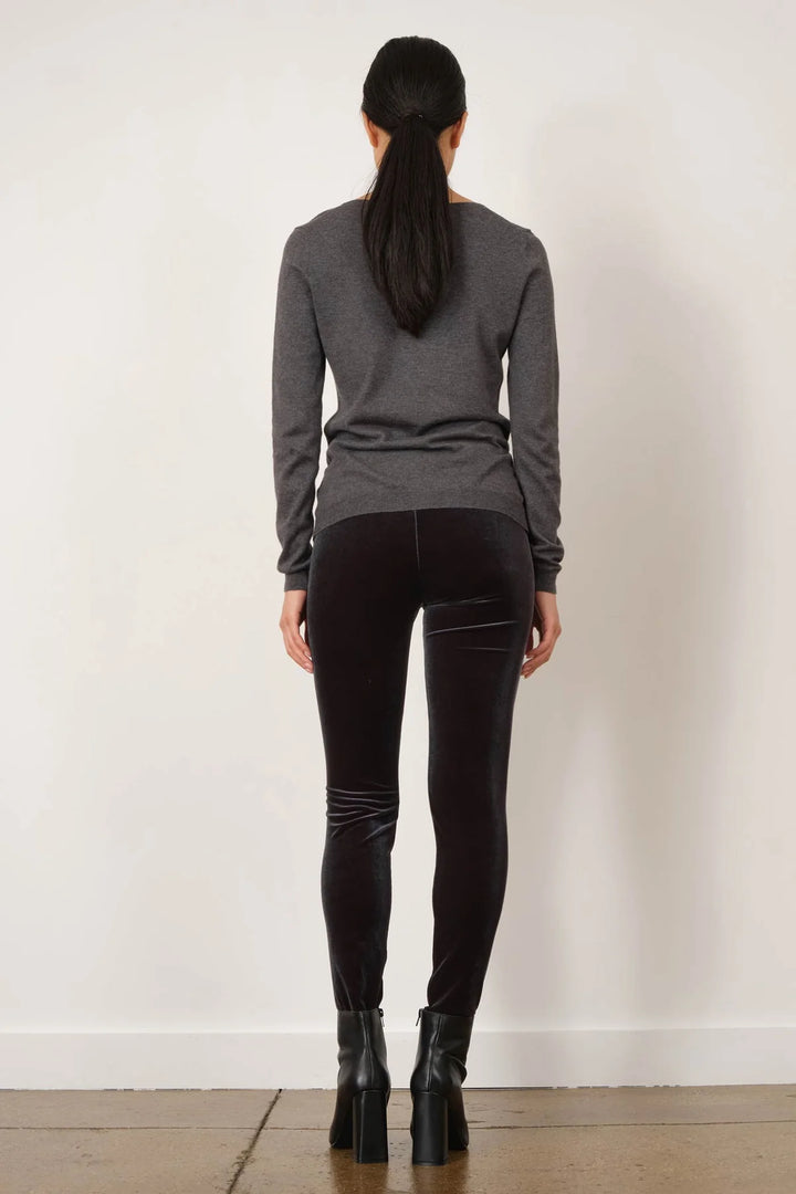 Pull On Skinny Velvet Pant