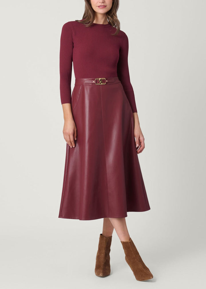 Paige Dress - Burgundy