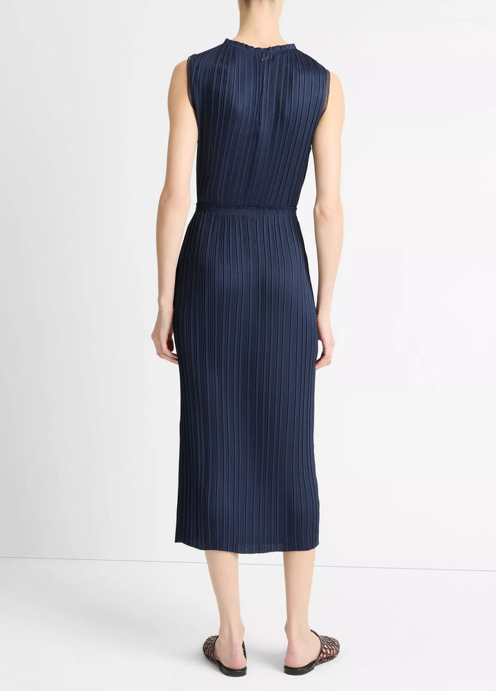 Pleated Straight Pull On Skirt