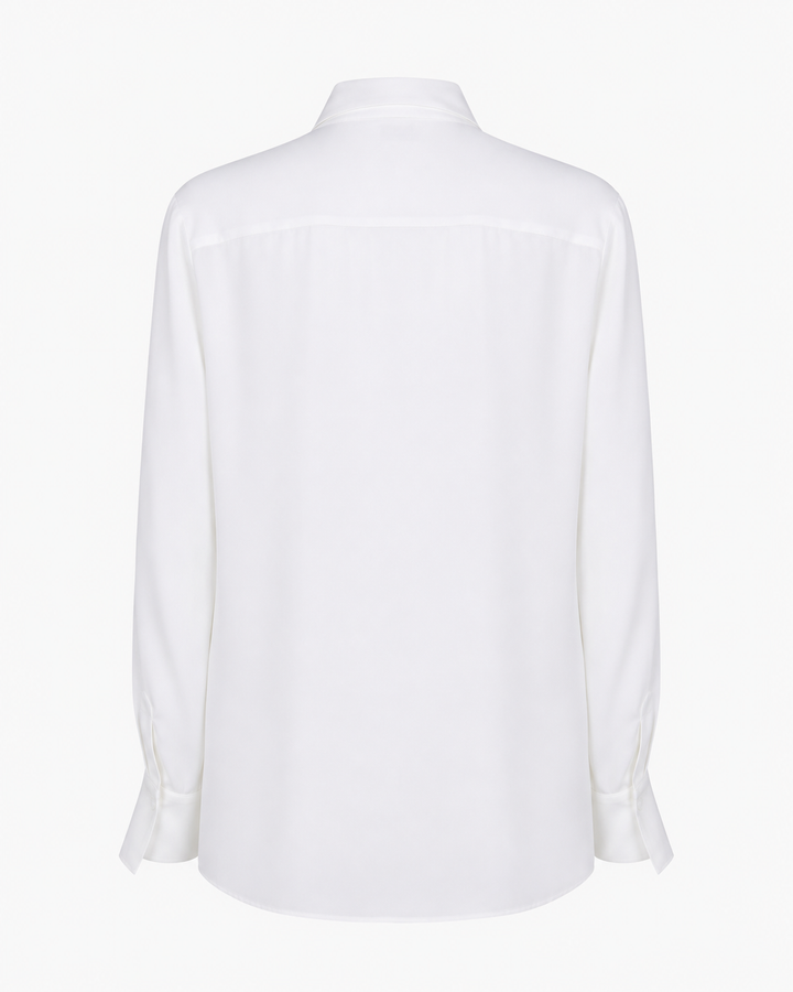 Caterina Tuxedo Shirt - Ivory