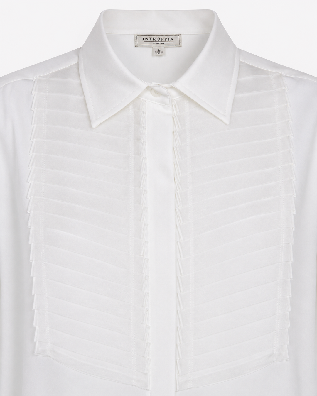 Caterina Tuxedo Shirt - Ivory