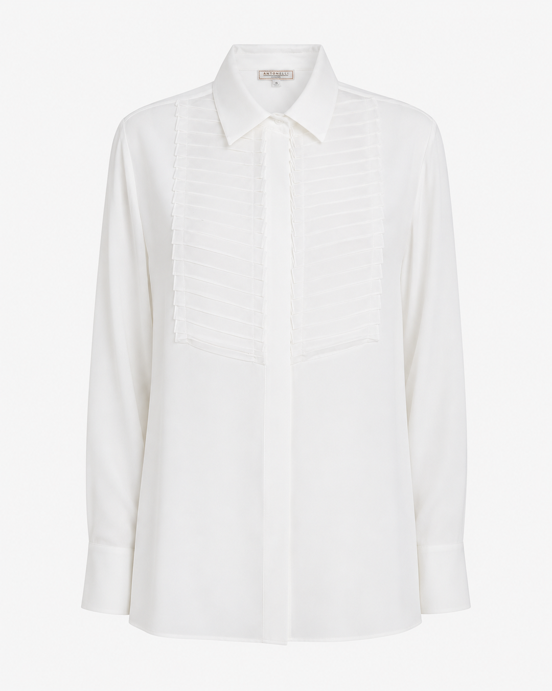 Caterina Tuxedo Shirt - Ivory