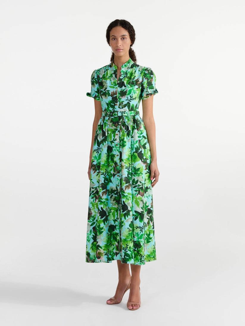 Ena Dress - Watercolor Garden