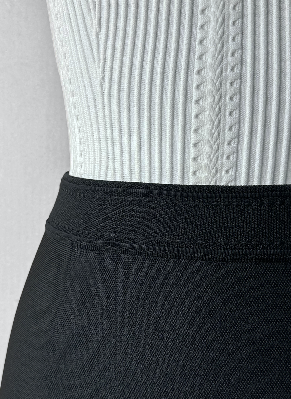 Crepe Knit Pencil Skirt