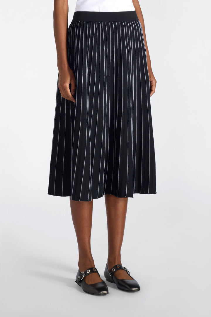Eglitta Pleated Knit Skirt