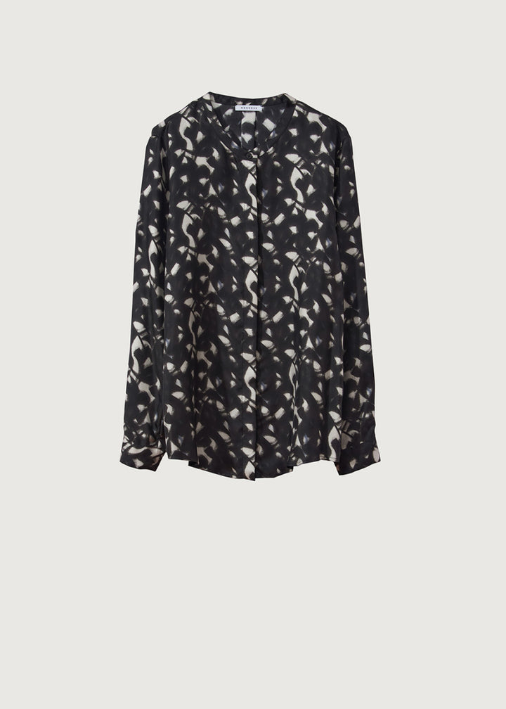 Mandarin Collar Long Sleeves Shirt