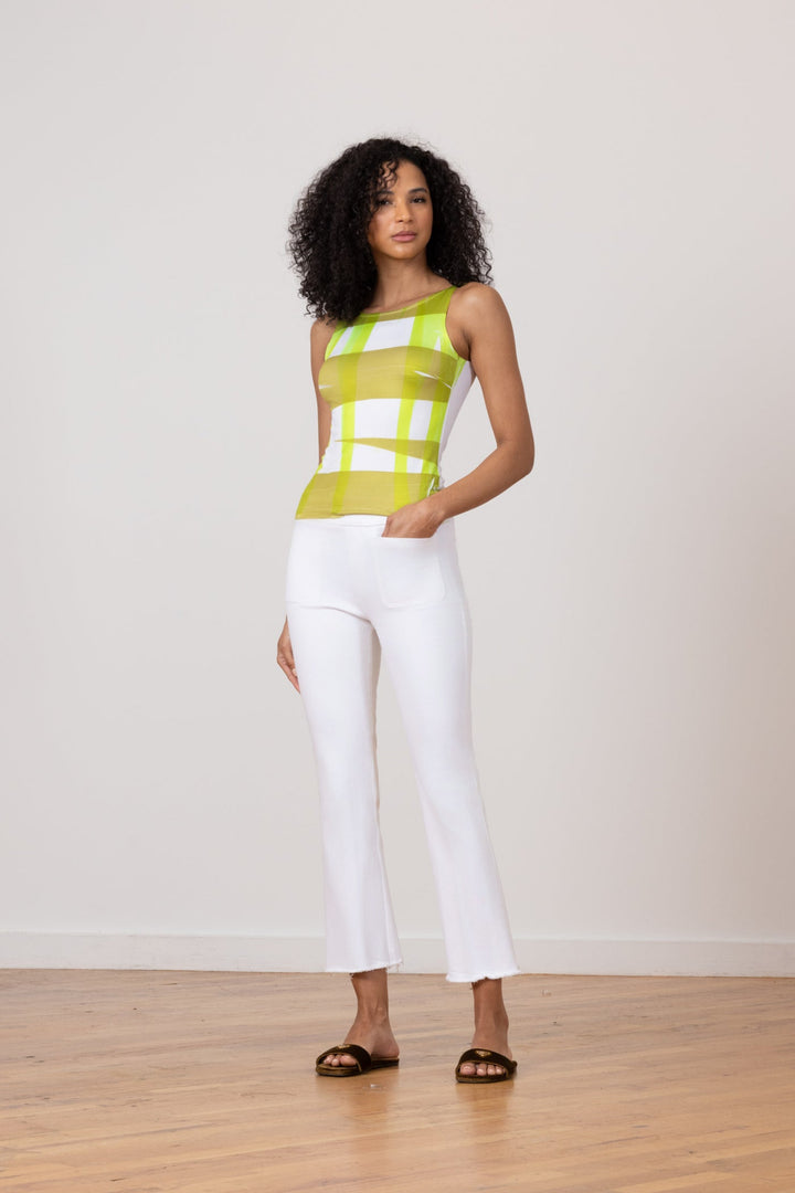 Stitch White Denim
