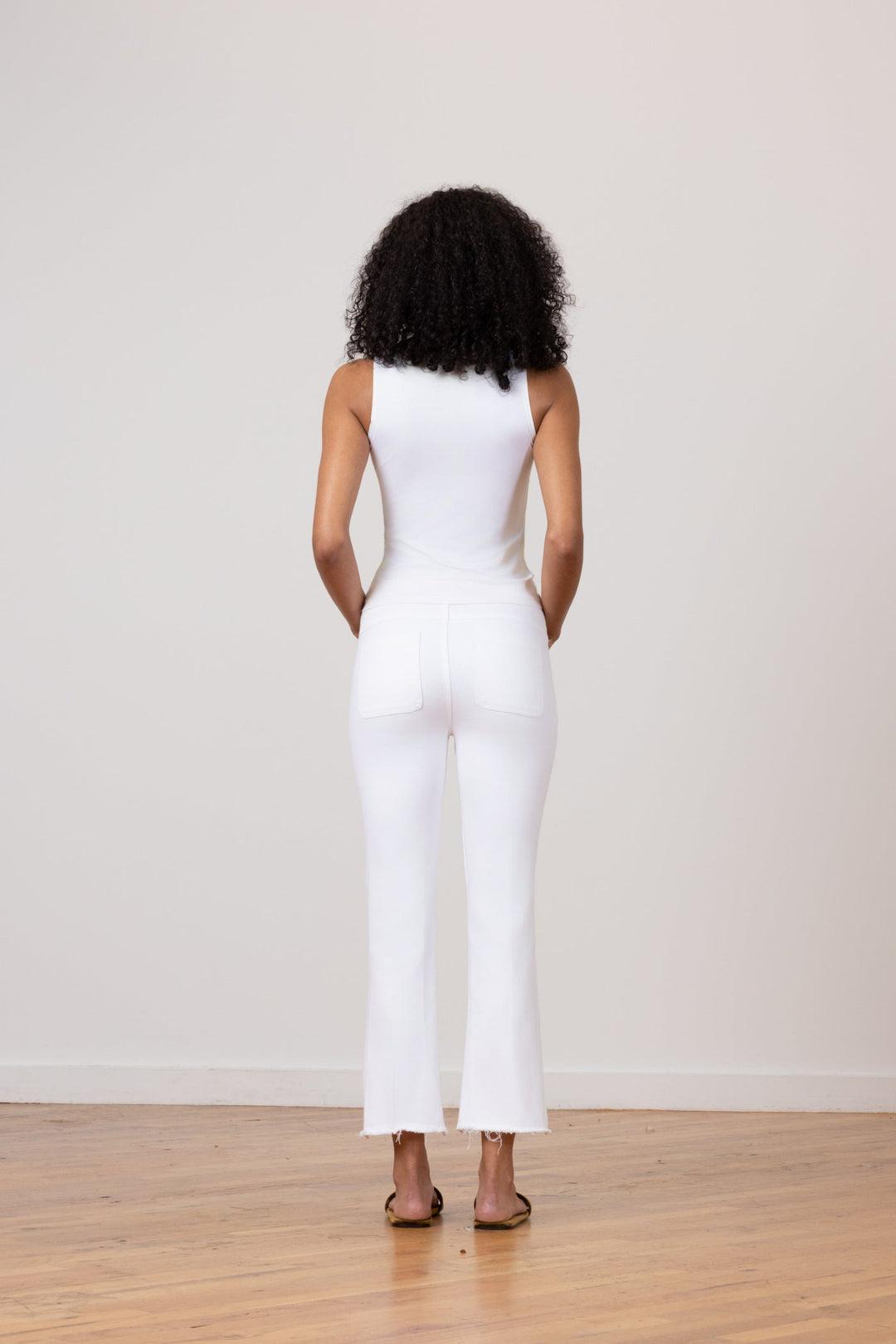 Stitch White Denim