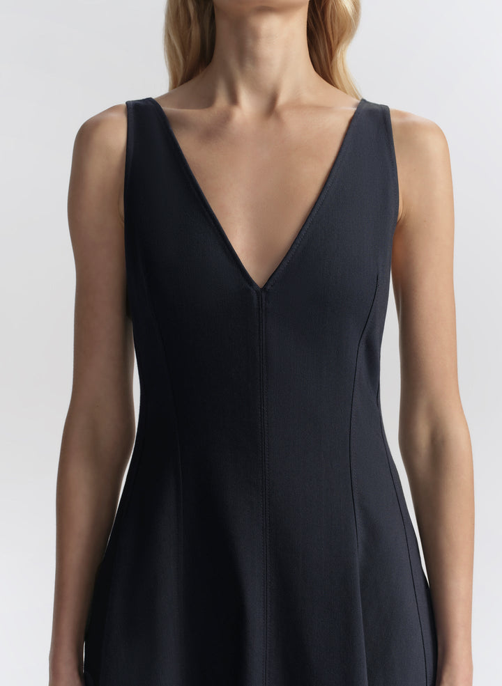 Clara Stretch Cotton Midi Dress