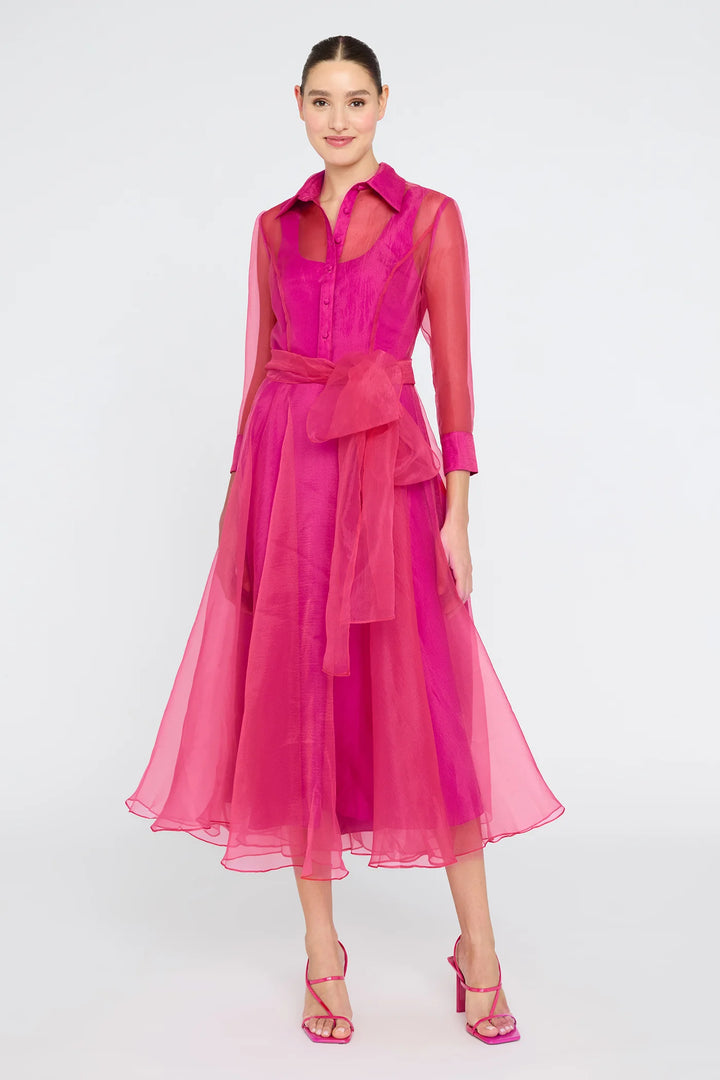 Starlette Organza Shirt Dress