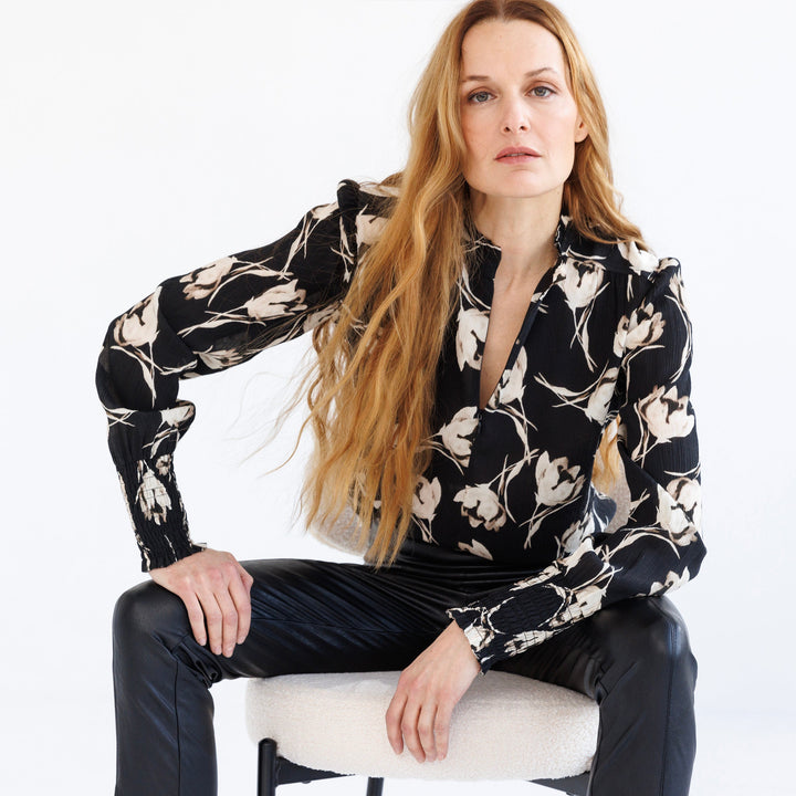 Go Soft Spoken Blouse Print - Tossed Floral