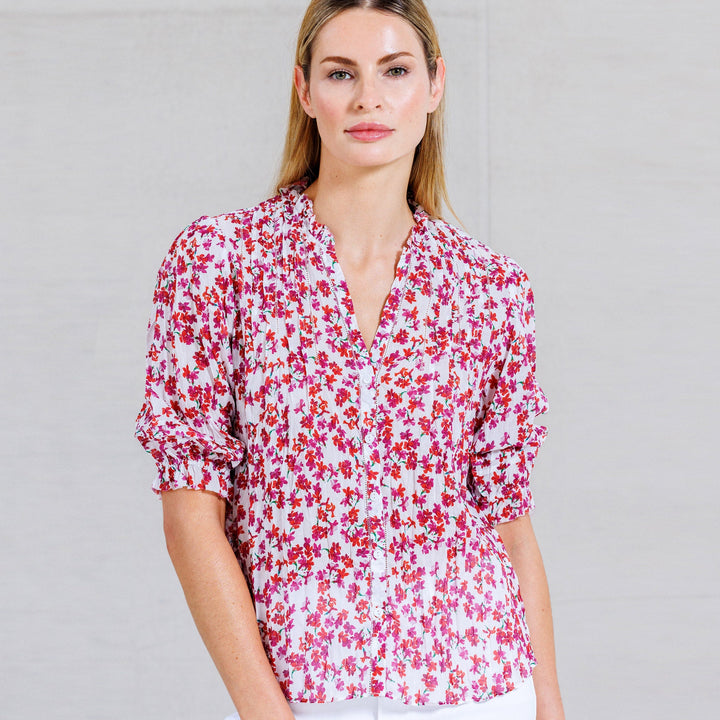 Go Darcy Shirt - Flower Power Print