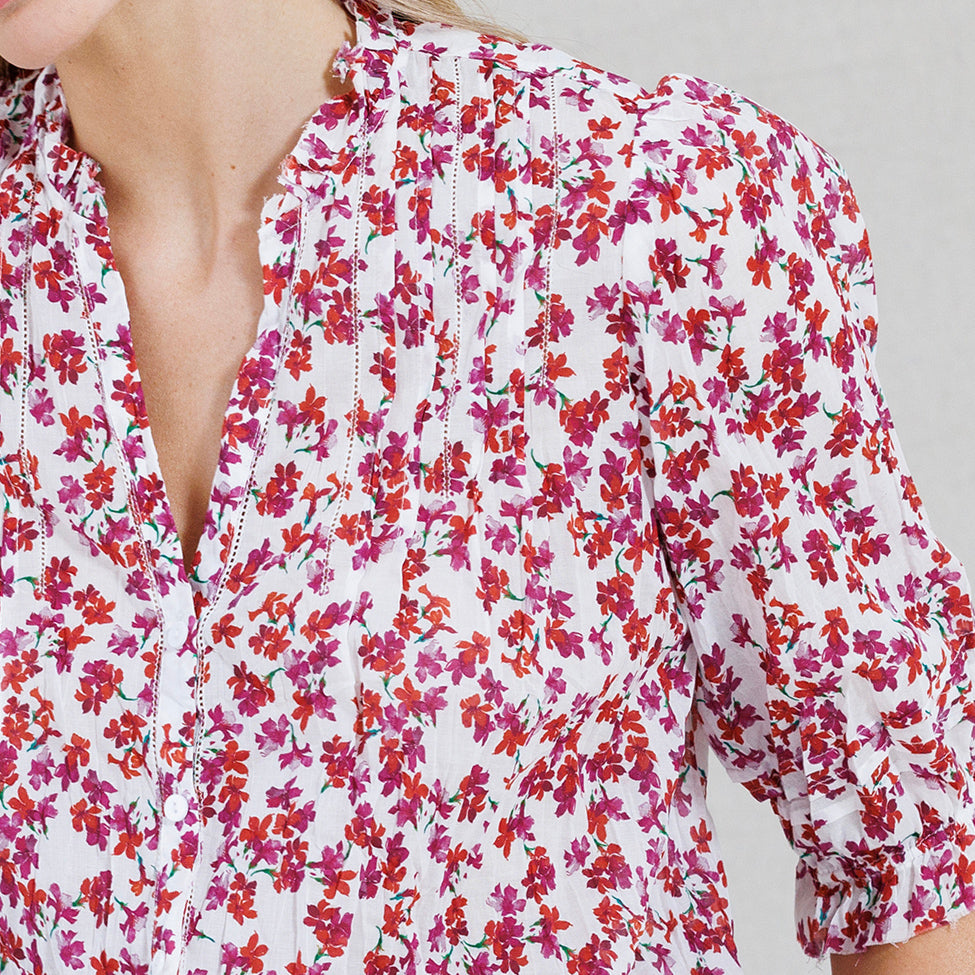 Go Darcy Shirt - Flower Power Print