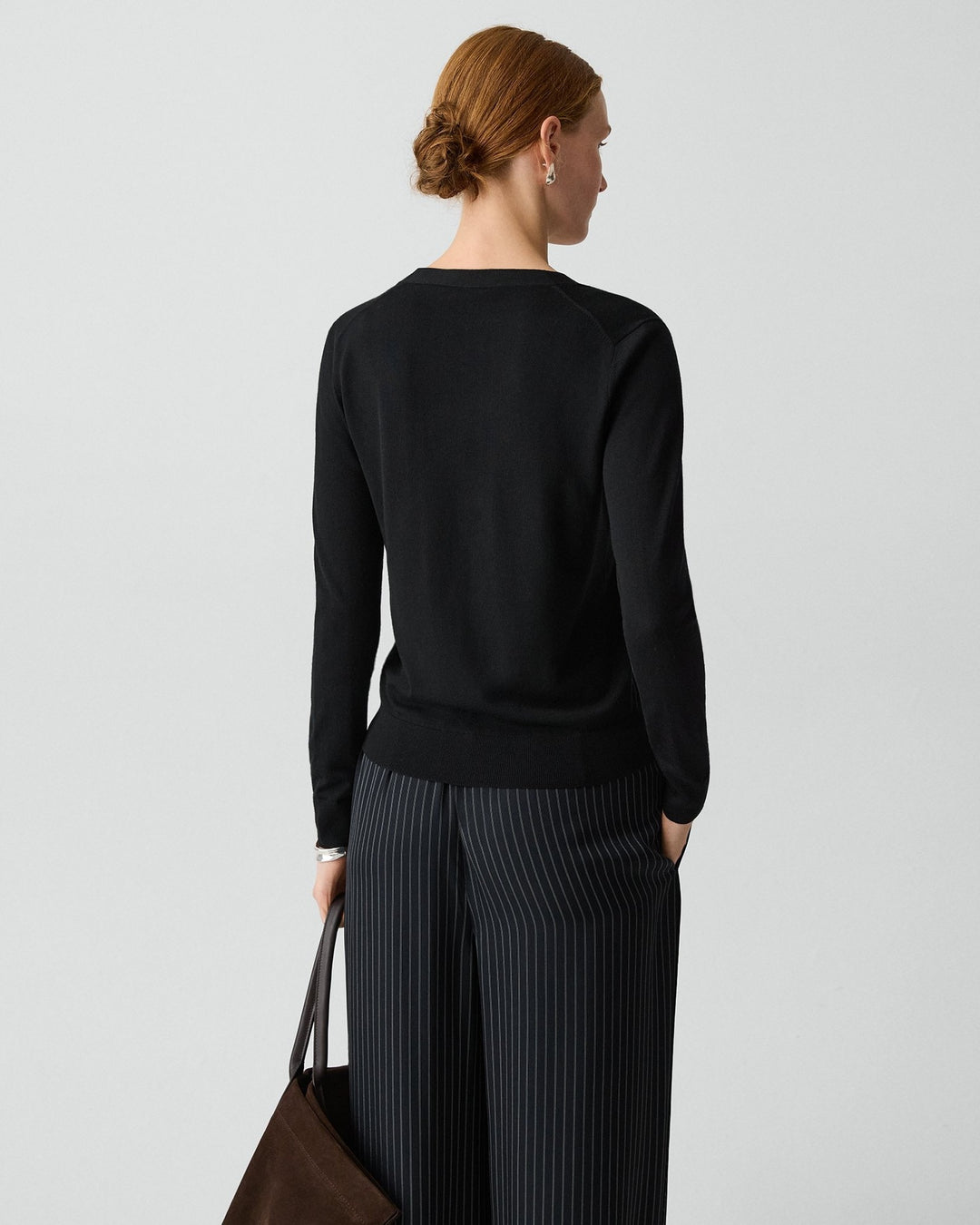 V-Neck Cardigan in Regal Wool