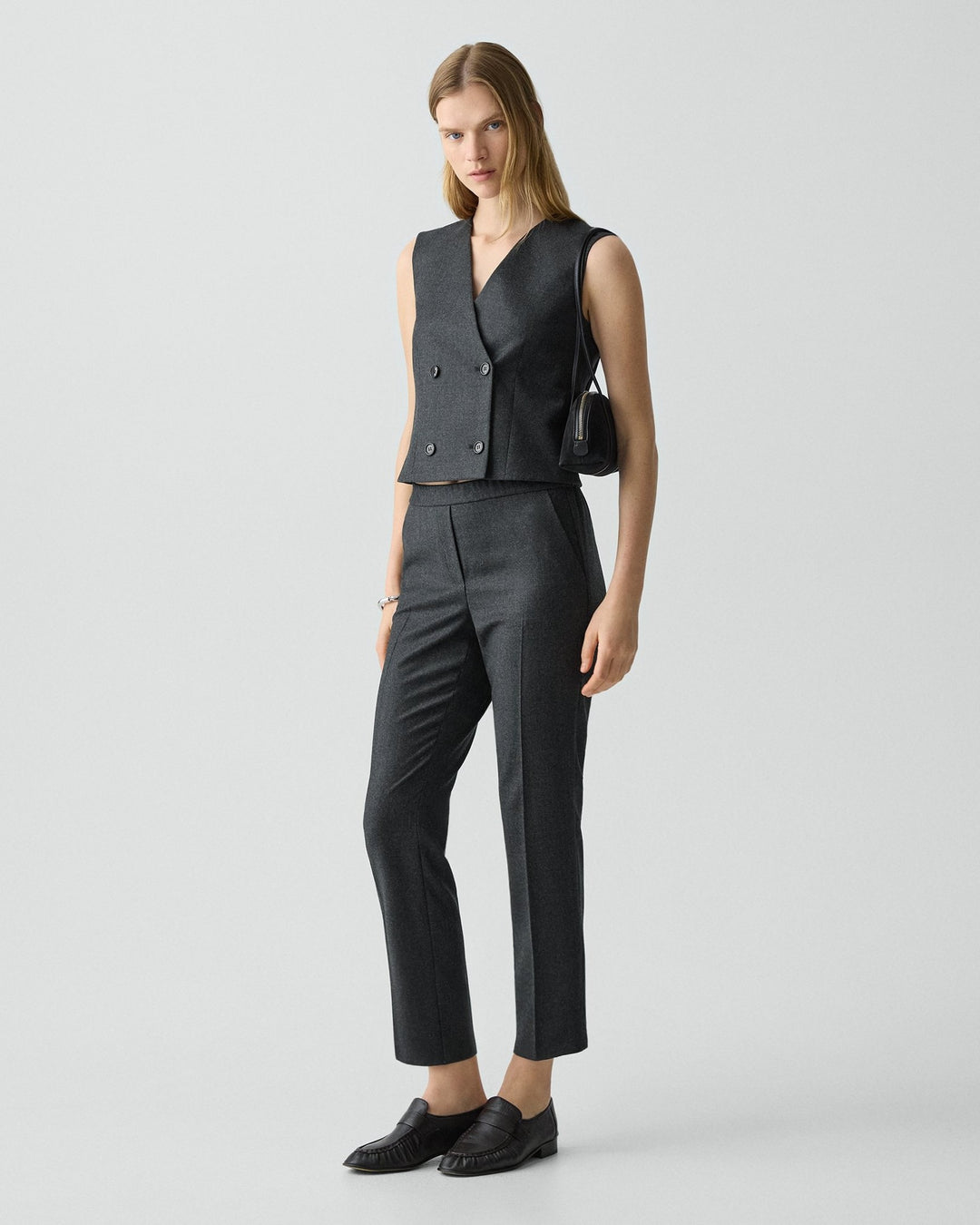 Treeca Pull-On Pant in Sleek Flannel