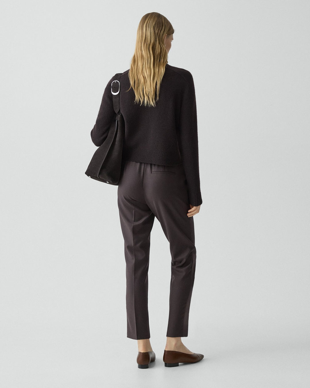 Treeca Pull-On Pant in Sleek Flannel