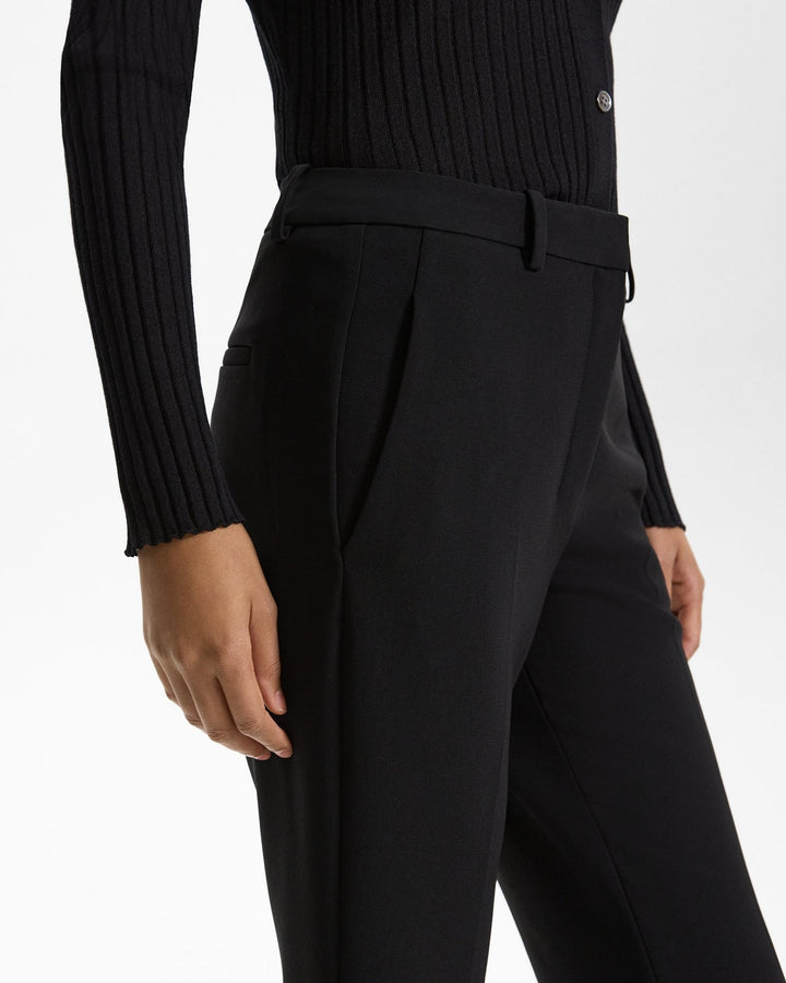 Flared Full-Length Pant in Admiral Crepe