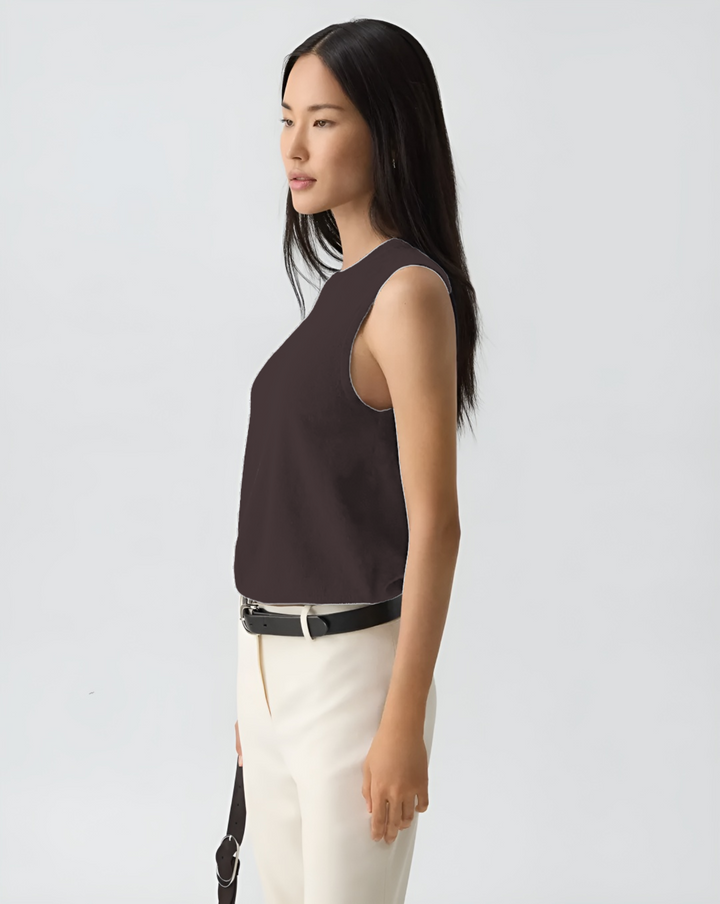 Sweater Shell in Cashmere - Cacao
