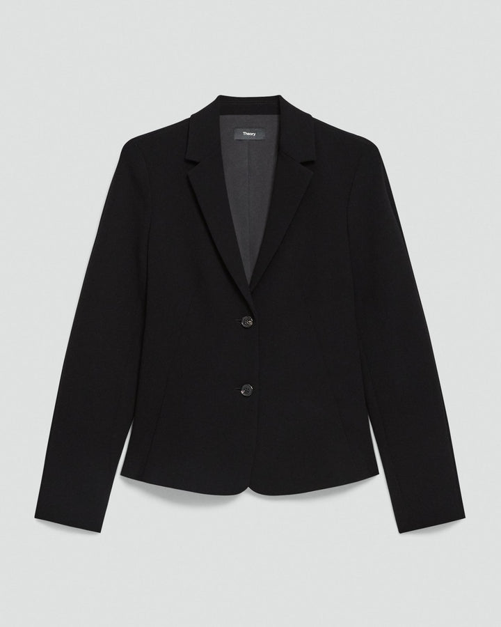 Fitted Blazer in Admiral Crepe