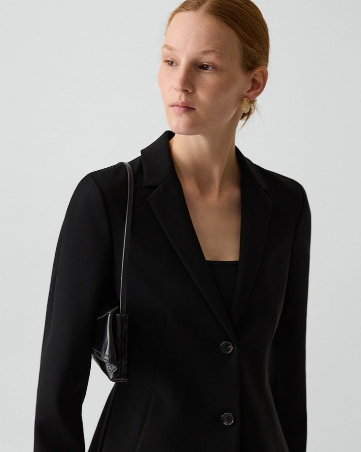 Fitted Blazer in Admiral Crepe