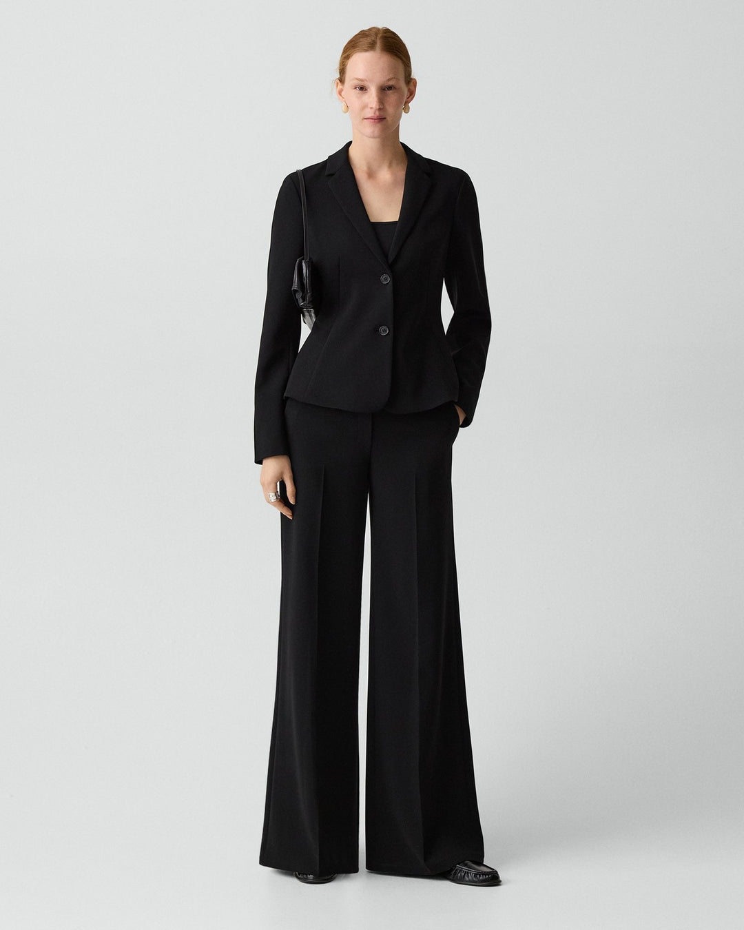 Fitted Blazer in Admiral Crepe