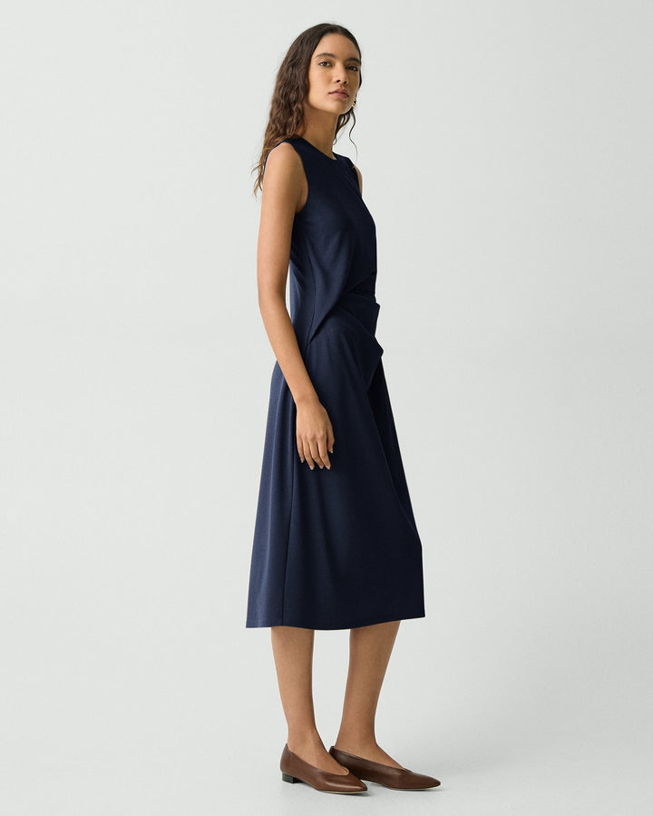 Drape Tuck Dress