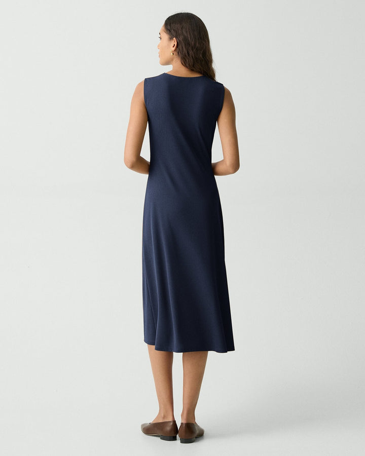 Drape Tuck Dress