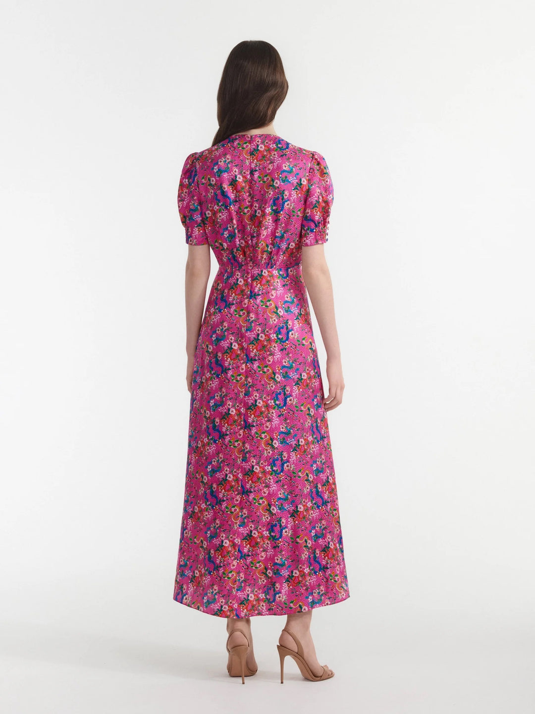 Lea Long Dress in Blossom Hidden Dragon