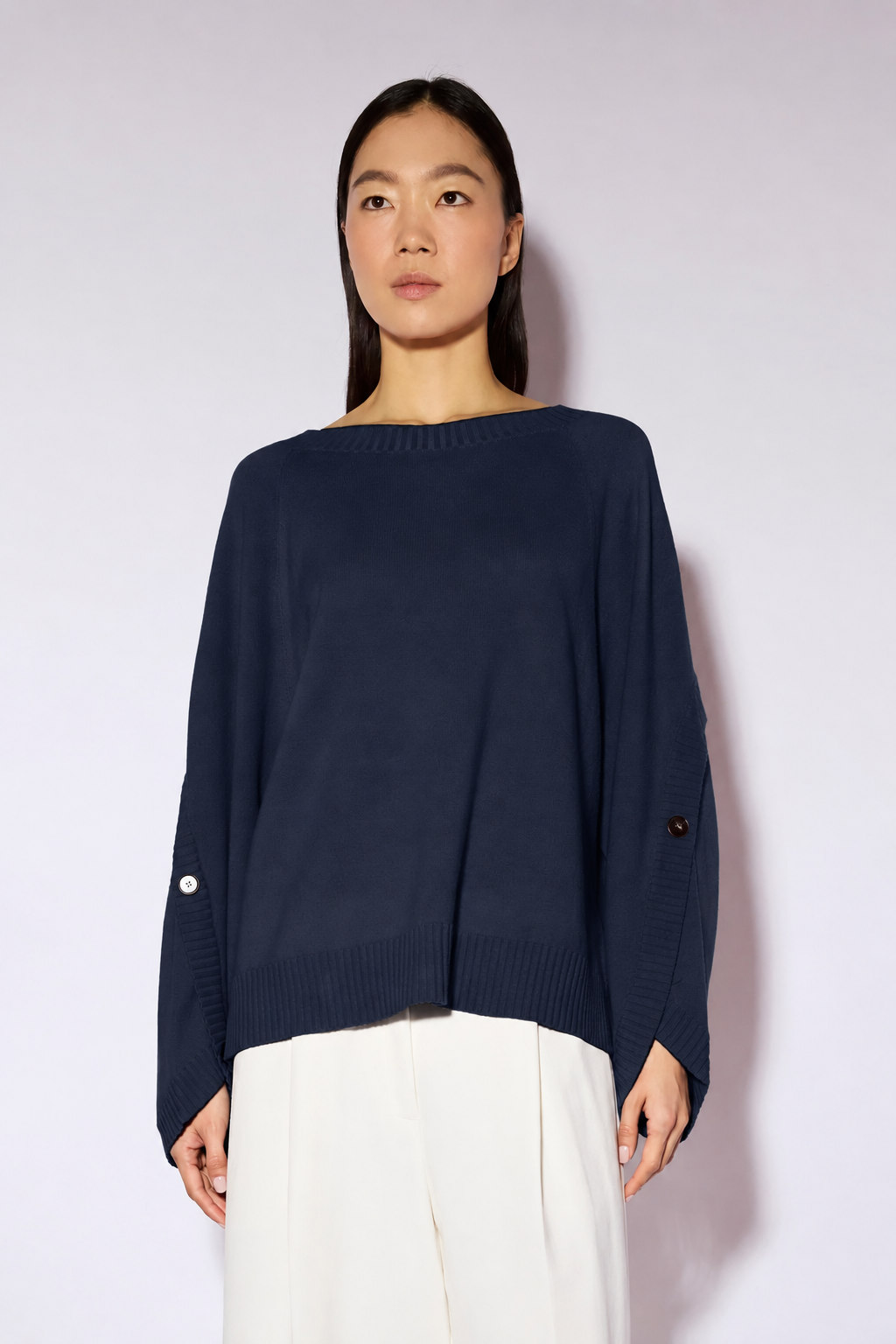 Button Sleeve Sweater