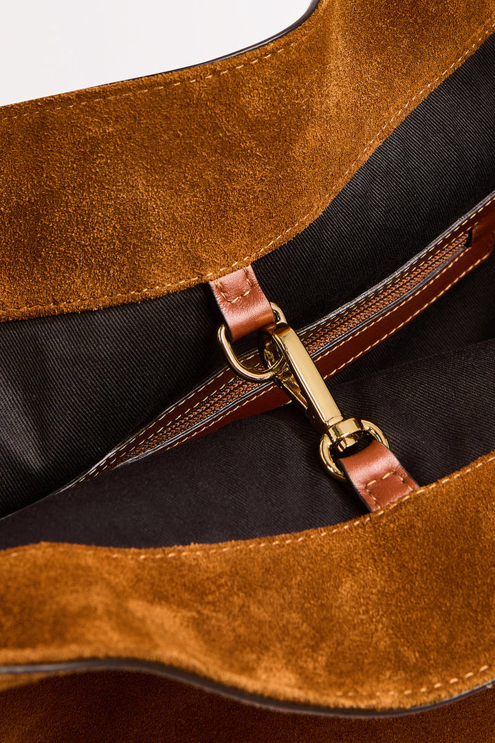 Kate Suede Shoulder Bag